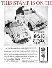 AUSTIN-HEALEY '3000 & Frog-Eye Sprite' Sports Cars ADVERT : 1961 Print Ad 704/07