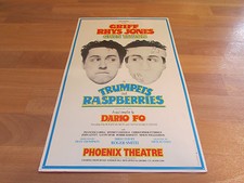 TRUMPETS AND RASPBERRIES Gwen Taylor / Rhys Jones PHOENIX Theatre Poster