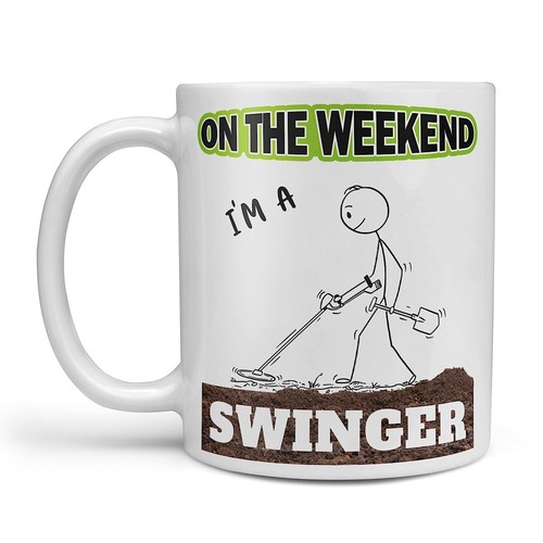 Metal detector mug gift i - gift, i'm