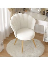 Velvet Accent Chair With Gold