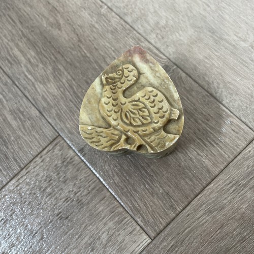 Vintage hand carved soapstone - vintage,