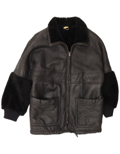 Vintage mens shearling - shearling, jacket