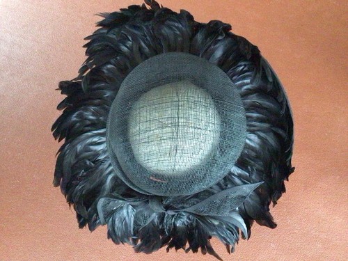Beautiful black hat with - with, wide