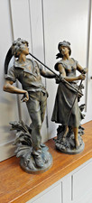 Pair of 19" high August Moreau