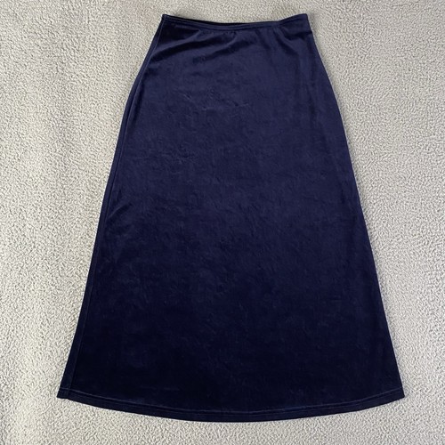 Vintage velvet maxi skirt - vintage,
