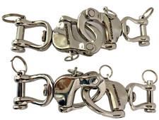 NWOT ZILCO HORSE HARNESS TRACES TO CARRIAGE QUICK RELEASE SNAP SHACKLES- MEDIUM