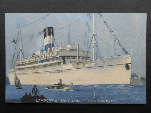Lamport holt line ship tss - holt,