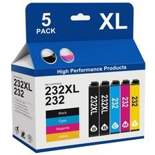 5PK 232XL Ink for Epson 232
