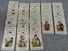 Playing Card Game Happy Families Full Pack 13 Family Sets 52 Cards CCG Antique