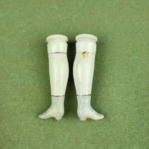 Antique lower doll legs