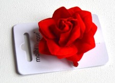 NEW Small Red Rose Beak Clip
