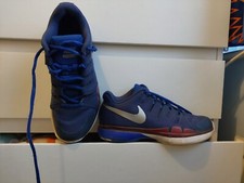 Women's Nike Vapor 9.5 Tour Shoes Size 4 Blue Trainers 613475-504 Tennis Shoes