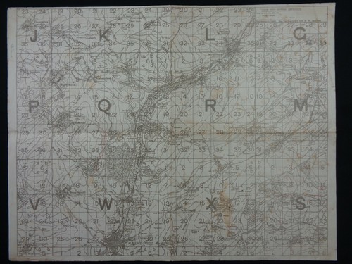Ww1 field printed somme - ww1, (1918)