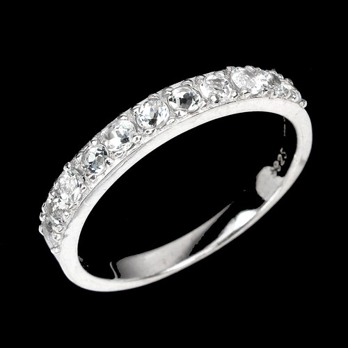 925 sterling silver ring round - silver,