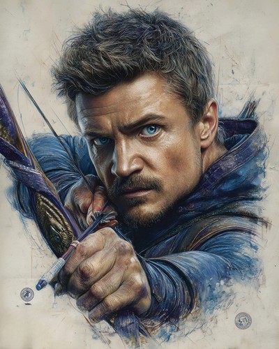 Hawkeye drawing bow with - drawing,
