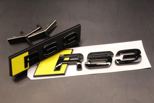 Gloss black yellow rs3 - yellow, front