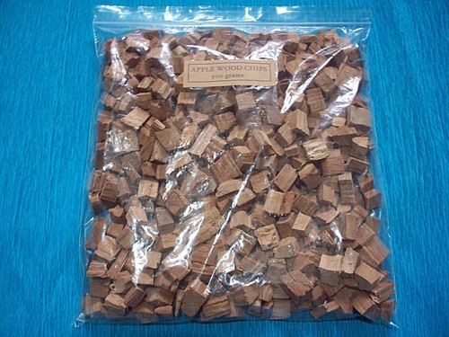Apple wood chips 500g bag - apple,
