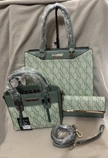 Nicole Lee Sage Green Monogram