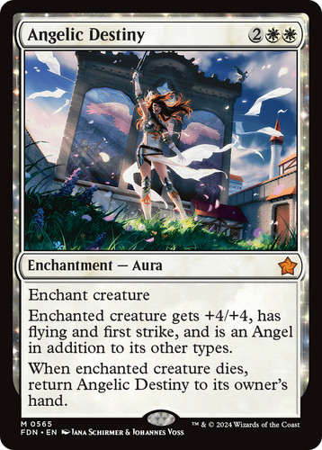 Mtg angelic destiny fdn - mtg, ~