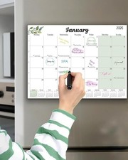 Magnetic Calendar for Fridge