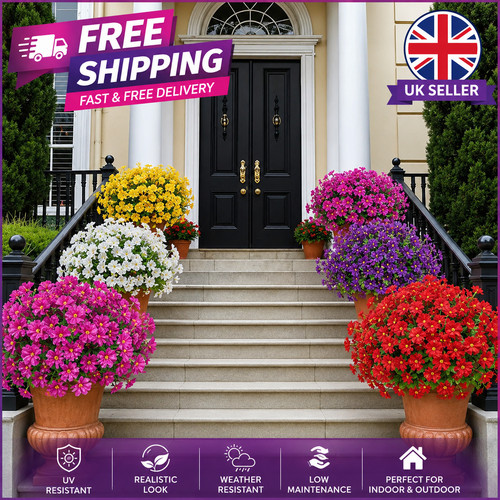 12pcs artificial morning - 4/12pcs,