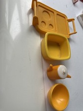 Vintage Sindy 1984 Kitchen Tray Teapot Wash Bowle Kitchenalia Pedigree