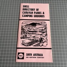 ORIGINAL RETRO VINTAGE Car Mancave Brochure Shell Directory Caravan Camp SA