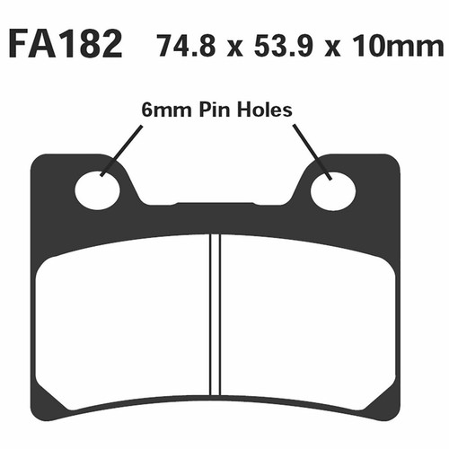 Pair brake pads - brake, hh