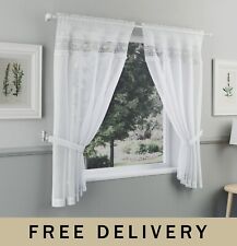 White Heart Kitchen Window Set