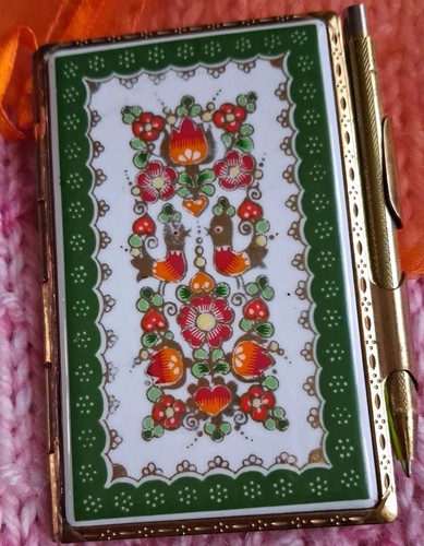 Vintage notebook and pen - notebook,