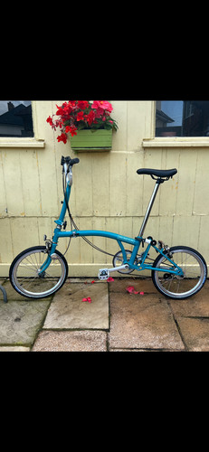 Brompton b75 folding bike - folding,