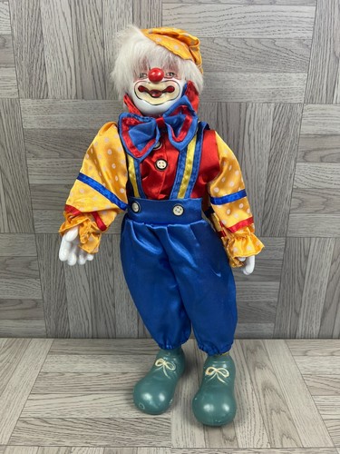 Vintage porcelain china clown - china,