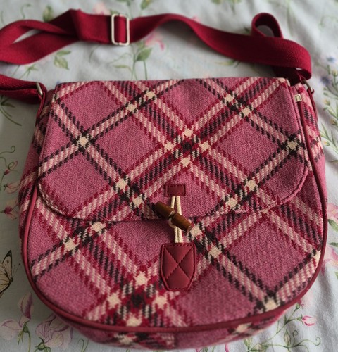 Fab pink multi check - pink/, wool
