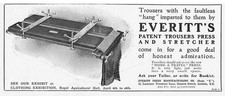 EVERITT'S Patent Trouser Press