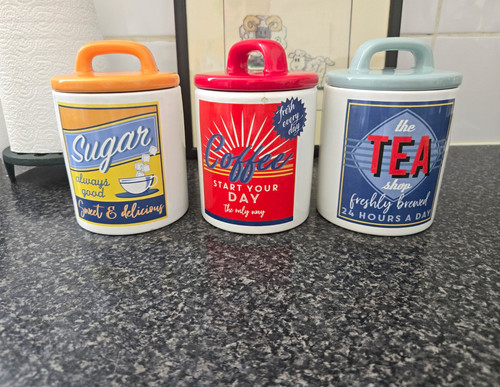 Ceramic coffee tea sugar - tea,