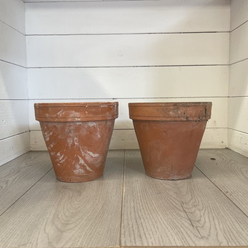 Large vintage terracotta pot - terracotta,