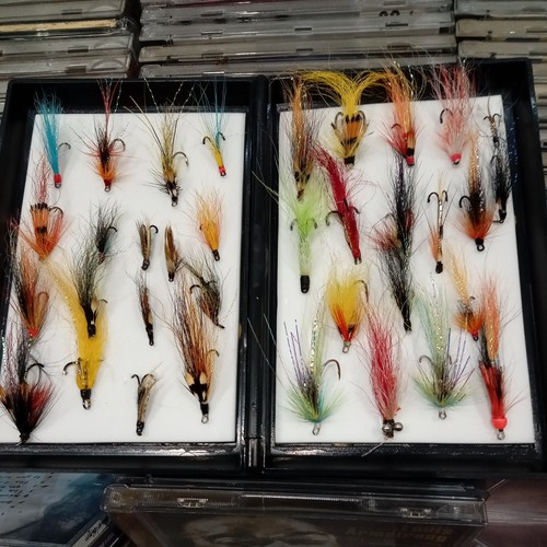 Box salmon flies - x,