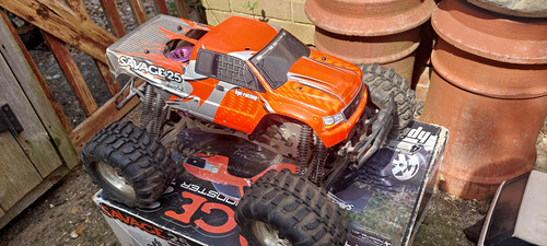 Hpi savage 4wd nitro - 25,