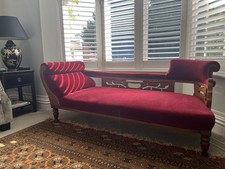 Antique Chaise Lounge And