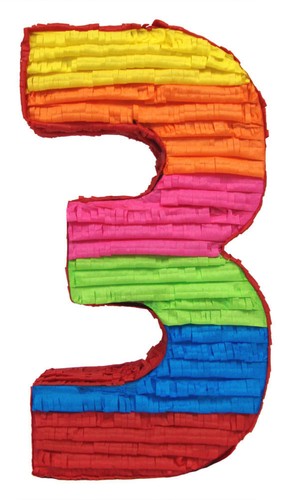 Large number pinata - 3,