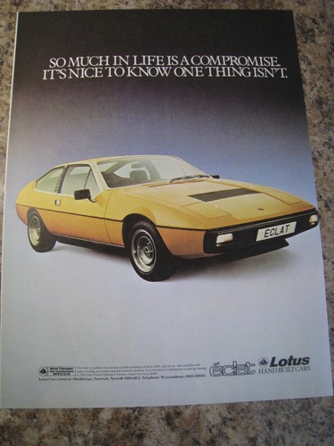 Lotus eclat hand built cars - lotus,