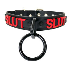 Name Bondage Collar Black O