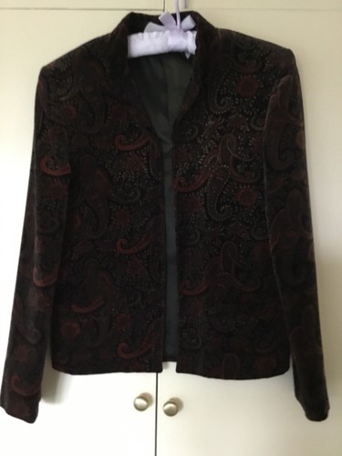 Velvet jacket - velvet,