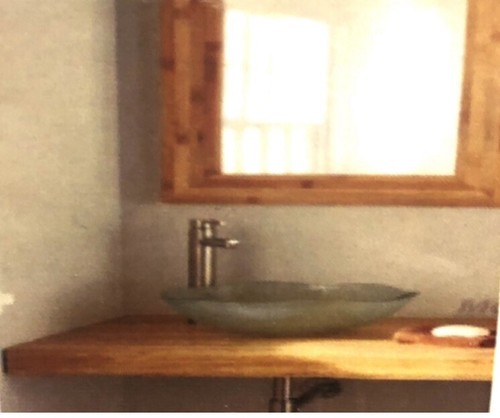Floating bathroom pine - floating, wood