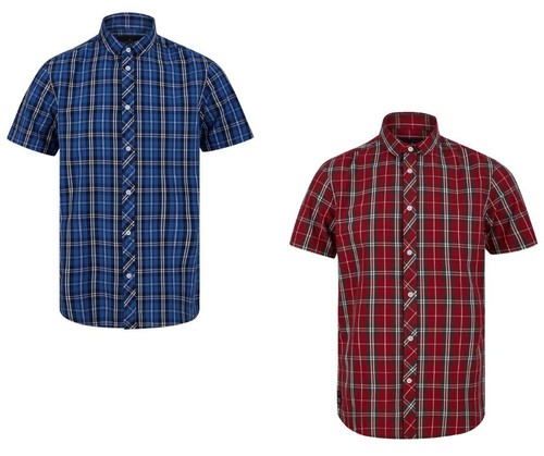 Mens check shirt - check, plaid
