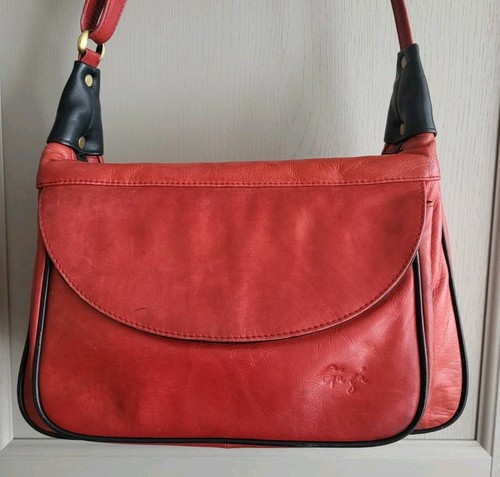 Gigi red soft genuine - soft, leather