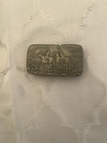 Cornish pewter snuff box - pewter,