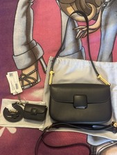 Charles & Keith Black Koa Shoulder Bag & Koa Micro Crossbody Bag