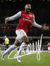Thierry Henry Signed Autograph