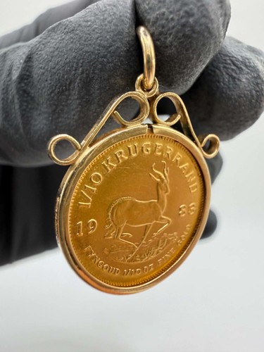 Krugerrand pendant - krugerrand,